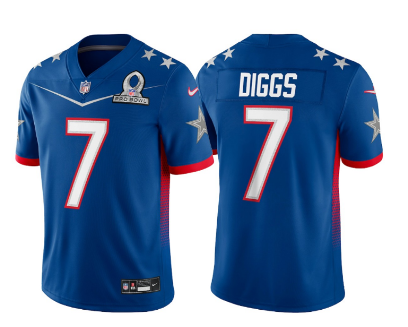 2022 Men Dallas cowboys #7 Diggs Nike blue Pro bowl Limited NFL Jersey ->pittsburgh steelers->NFL Jersey